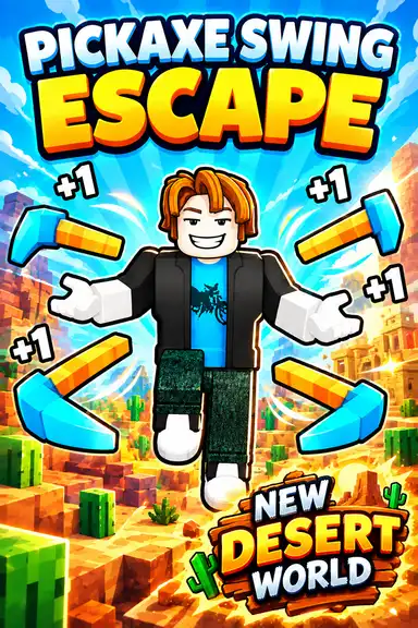 ROBLOX PICKAXE SWING ESCAPE by Leevai