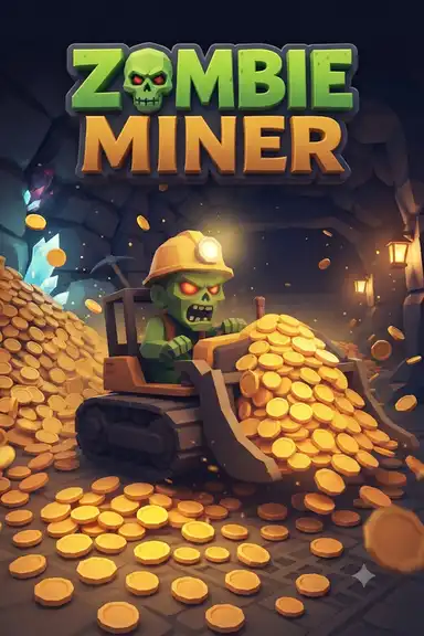 Zombie Miner by blackwidowink