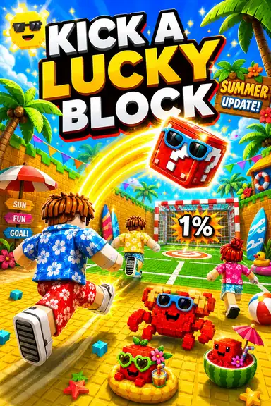  Kick a Lucky Block by hybrixmaps